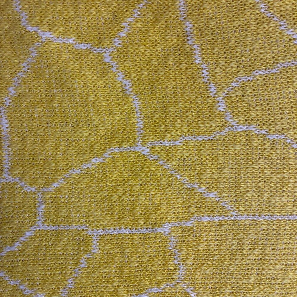 Men's Yellow V Neck Sweater, Made in Italy, Size Medium, Vintage - Picture 8 of 8